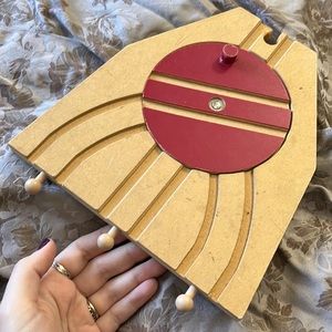 Wooden Railway Turntable Roundabout Brio Maxim Thomas Ikea wood Train Car